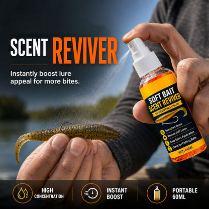 🔥Last Day 50% OFF -🎣Soft Bait Scent Booster Spray High‑Concentration Fishing Lure Scent Reviver