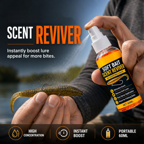 🔥Last Day 50% OFF -🎣Soft Bait Scent Booster Spray High‑Concentration Fishing Lure Scent Reviver