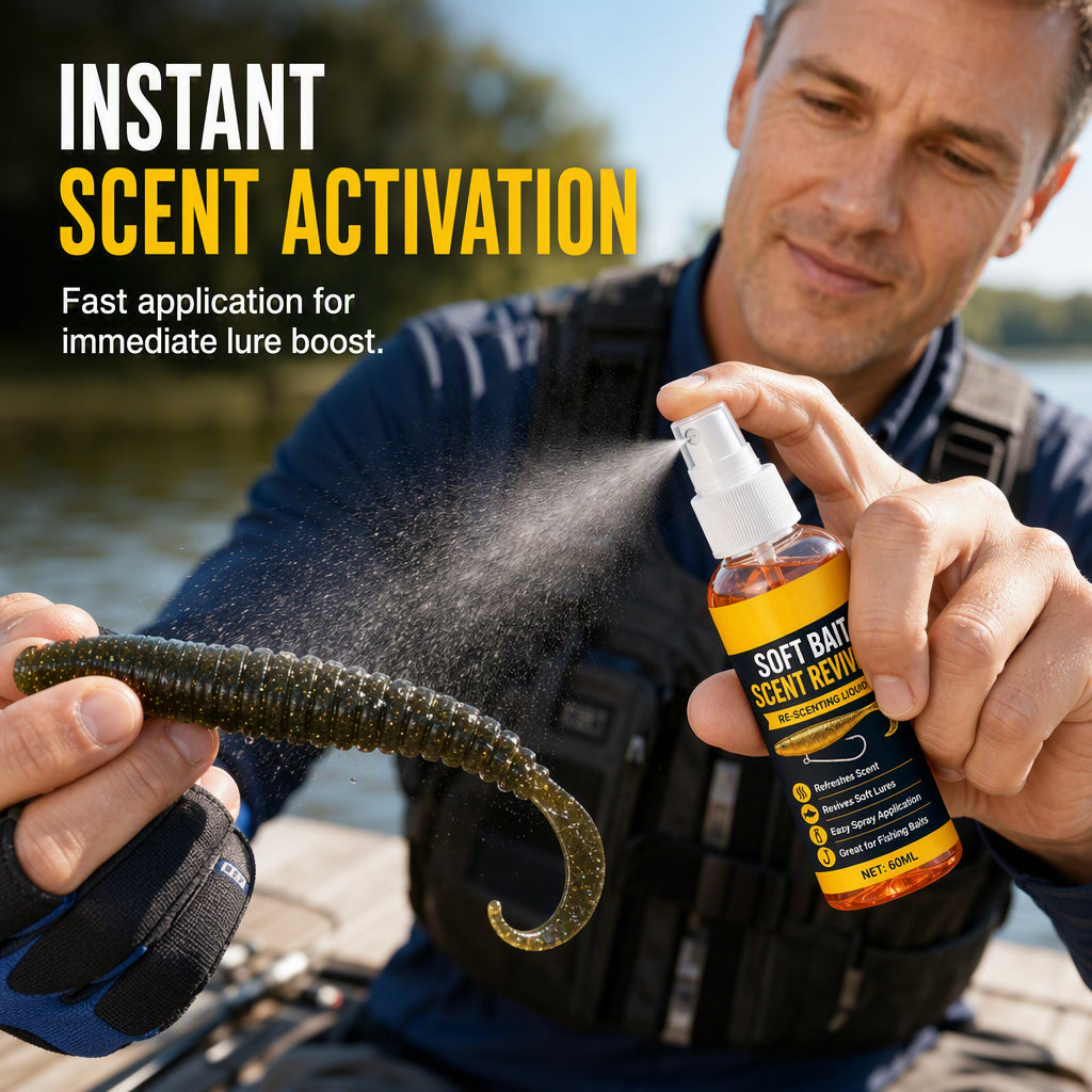 🔥Last Day 50% OFF -🎣Soft Bait Scent Booster Spray High‑Concentration Fishing Lure Scent Reviver