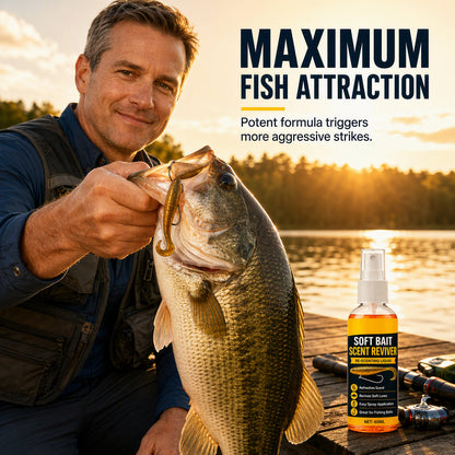 🔥Last Day 50% OFF -🎣Soft Bait Scent Booster Spray High‑Concentration Fishing Lure Scent Reviver
