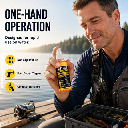 🔥Last Day 50% OFF -🎣Soft Bait Scent Booster Spray High‑Concentration Fishing Lure Scent Reviver