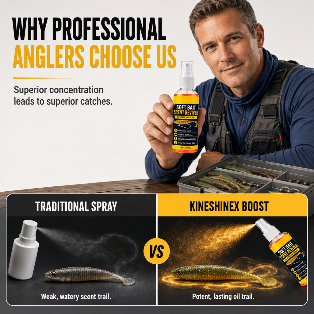 🔥Last Day 50% OFF -🎣Soft Bait Scent Booster Spray High‑Concentration Fishing Lure Scent Reviver