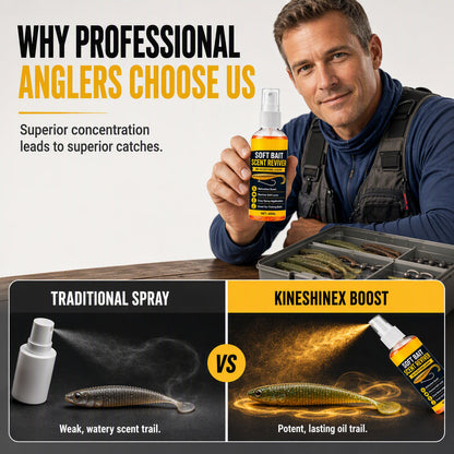 🔥Last Day 50% OFF -🎣Soft Bait Scent Booster Spray High‑Concentration Fishing Lure Scent Reviver
