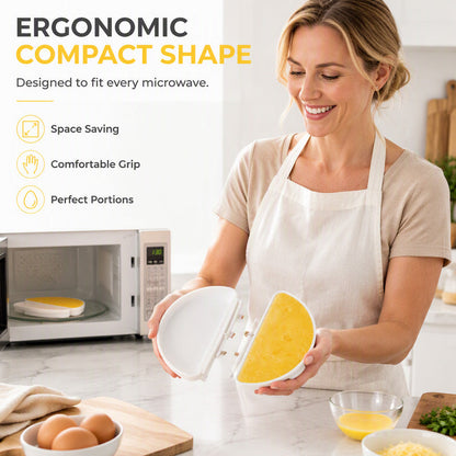 🔥 Last Day 50% OFF–🍳 2-in-1 Microwave Omelet & Egg Cooker