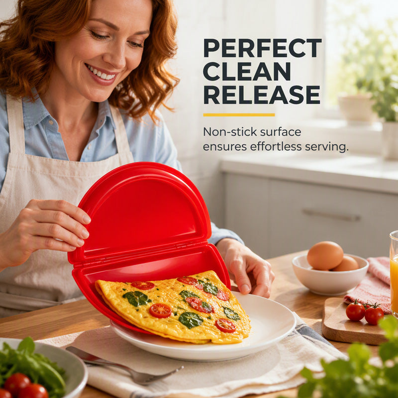 🔥 Last Day 50% OFF–🍳 2-in-1 Microwave Omelet & Egg Cooker